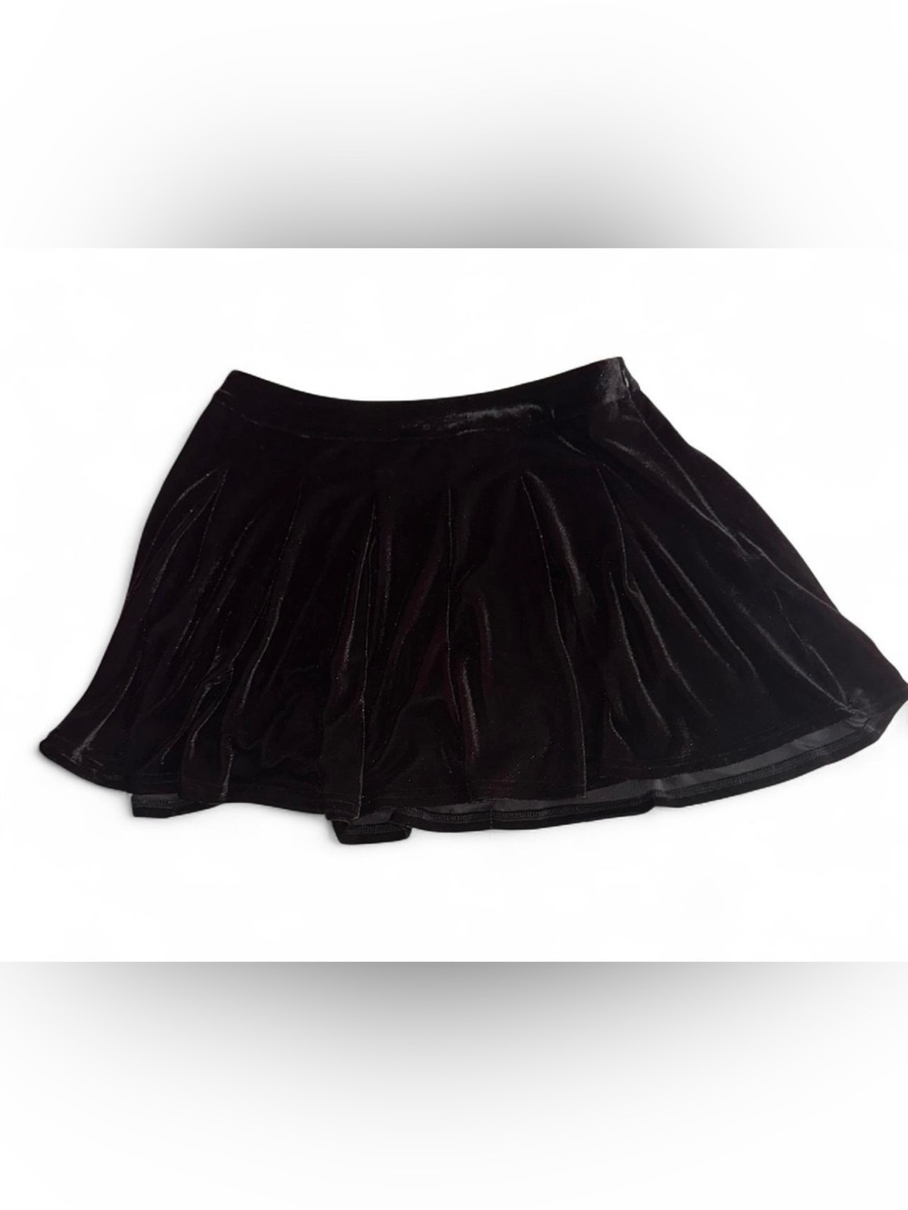 Mini Velvet Skirt - Picture 2 of 2